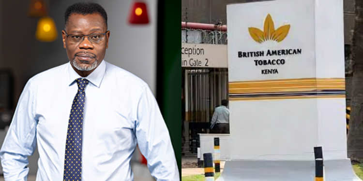 A Photo Collage Of Bat Kenya Head Office And Crispin Achola, Managing Director.photo/Nation -The Knowledge Warehouse