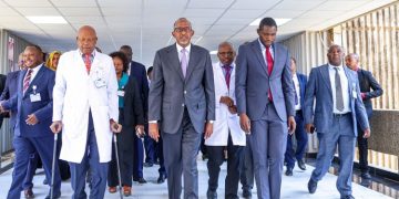 Cabinet Secretary (Cs) For Health Aden Duale At Kenyatta National Hospital.