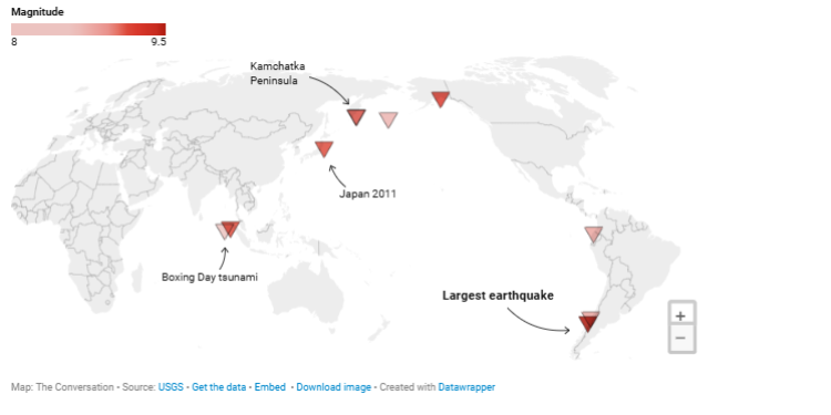 The 10 Strongest Earthquake Worldwide Since 1900