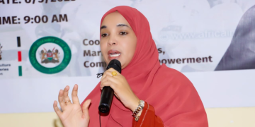 Wajir Woman Representative Fatuma Abdi Jehow Speaking During A Meeting With Livestock Traders On May 6, 2025. Photo/Jehow Fb.