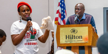 A Photo Collage Of Former Deputy President (Dp) Rigathi Gachagua And Valentine Wanjiru Githae. Photo/Gachagua X.