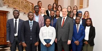 The Participants Of The Ips Africa 2025 Together With Sts Dr. Michael Schäfer, Director At The German Bundestag.