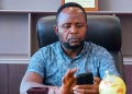 Trans Nzoia County Governor George Natembeya In His Office On July 28, 2025. Photo/Natembeya X.