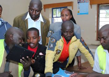 Iebc Clerks During A Past Electoral Exercise.