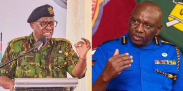 A Collage Of Former Ig Japheth Koome And Oig Douglas Kanja. Photo. Nps
