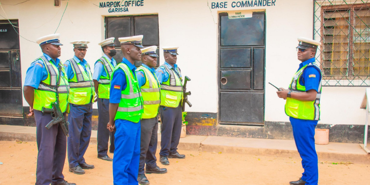 Inspector Njuguna, Police Officer Who Scored an A in KCSE July 10, 2025, PHOTO/NPS