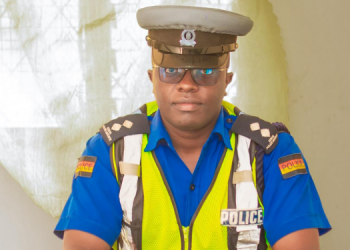 Inspector Njuguna, Police Officer Who Scored an A in KCSE July 10, 2025, PHOTO/NPS