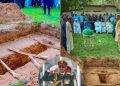 Muhammadu Buhari’s Simple Burial At His Residence. Photo/ Screen Grab