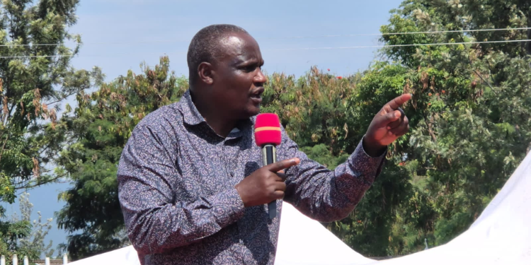 Treasury Cs John Mbadi Speaking During A Development Tour In Homabay County On July 19, 2025. Photo/Mbadi X.