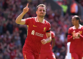 Liverpool striker Diogo Jota celebrates after scoring in a past match. PHOTO/Jota Facebook.