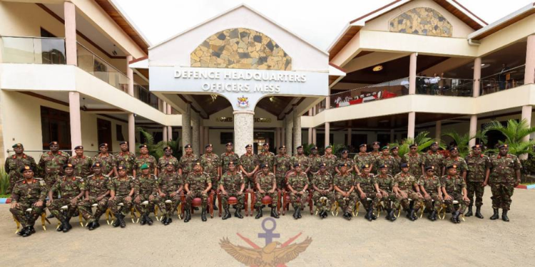 Kenya Army, Kenya Airforce and Kenya Navy held investiture of ranks ceremonies at their respective Service Headquarters in Nairobi and Mombasa. PHOTO/KDF.