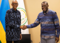 Rwanda President Paul Kagame With Nairobi Governor Johnson Sakaja. Photo/Sakaja.