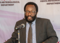 The Director General Of The Kenya Meteorological Department, Dr. David Gikungu During A Past Press Conference. Photo/Kenya Met.