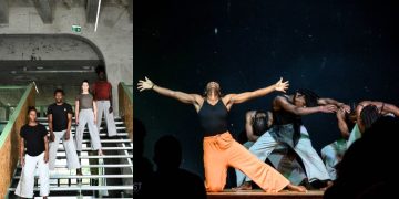 A Collage Of Lost State Of Mind Dancers (Right) And A Past Mind In Motion Performance. (Left)
