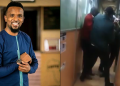 A Photo Collage Of Tiktoker Godfrey Mwasiaga, Also Known As Kakan Maiyo, Alongside A Screengrab From The Video Showing His Arrest. Photo/Ugc.
