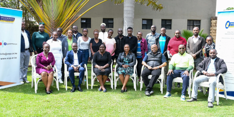 Registrar Of Political Parties Position Declared Vacant After Ceo Lands Iebc Job Former Registrar Of Political Parties Ann Nderitu With Staff At The Orpp. Photo/Orpp X.