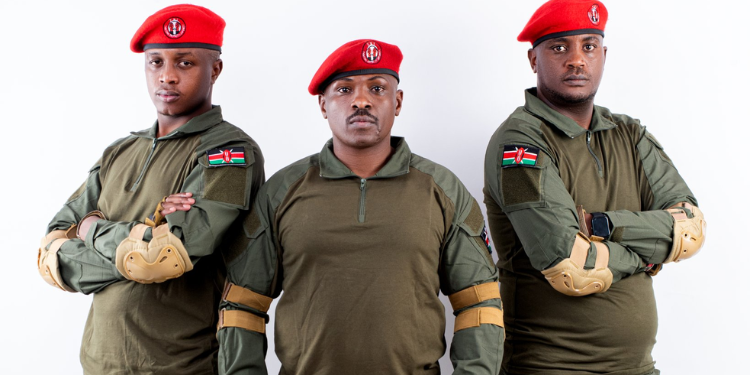 Ex-Kdf Soldier Patrick Osoi Arrested Days After Fbi Launch Security Expert Patrick Osoi, Cop Shakur And Police Constable Hiram Kimathi. Photo/Osoi X.