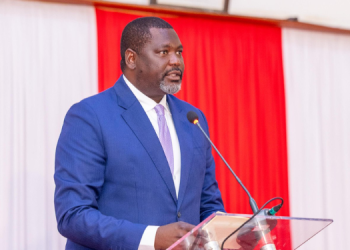 Public Service Cs Geoffrey Ruku Speaking During The Groundbreaking Ceremony Towards The Establishment Of The Global Center On Adaptation Dual Headquarters For Africa On July 8, 2025. Ruku X. Psc