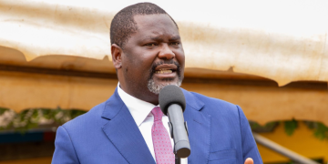Public Service Cs Geoffrey Ruku During A Burial Ceremony In Embu County On July 21, 2025. Photo/Ruku X. Psc