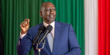 President William Ruto Speaking At State House Nairobi.