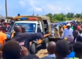 Angry Youth Block Police Officers from Attending Albert Ojwang Burial