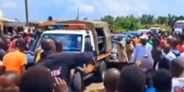 Angry Youth Block Police Officers from Attending Albert Ojwang Burial