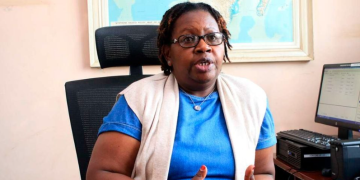 Prof Faith Karanja, Head of Department of Geospatial and Space Technology at the University of Nairobi. Photo/Kanyiri Wahito.NMG