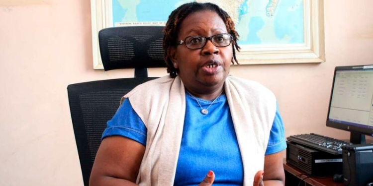 Prof Faith Karanja, Head of Department of Geospatial and Space Technology at the University of Nairobi. Photo/Kanyiri Wahito.NMG