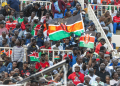 Kenyan Fans Watching The Harambee Stars' 2026 Fifa World Cup Qualifier Match Against Gabon At The Nyayo National Stadium. Photo/Michael Olunga