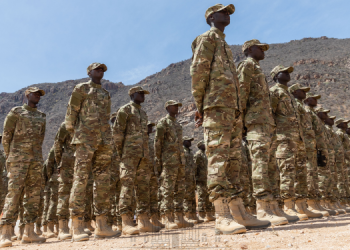 Special Recce Team (Srt), The Special Operations Group (Sog) And The Special Weapons And Tactics (Swat) During A Passing Out Parade On July 14, 2023. Photo/State House.