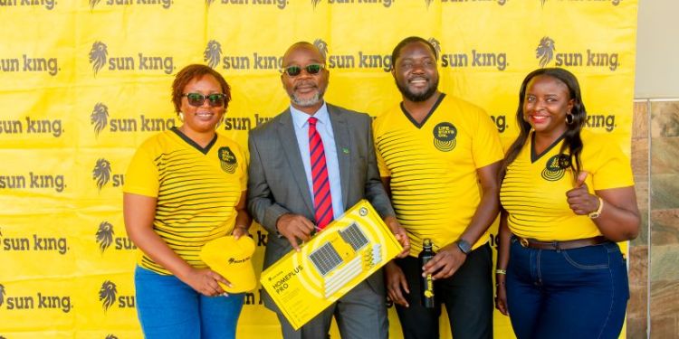 Sun King Employees At A Past Launch.
