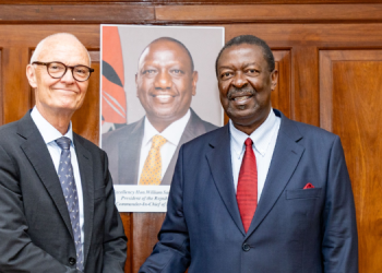 Musalia Mudavadi has announced the exit of Norway’s Ambassador to Kenya, Gunnar Andreas Holm.