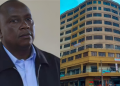 A Photo Collage Of Businessman Victor Maina And The Otc Building In Nairobi Cbd. Photo/Ugc/Bungoma Line Shuttle.