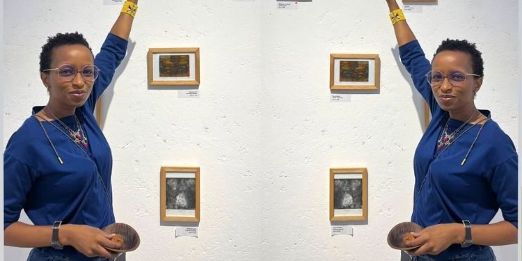Where Is Wambui? Inside The Life Of Bob Collymore'S Widow Wambui Wamae Kamiru Collymore At A Past Exhibition.