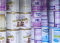 Baby formula containers. PHOTO/Israel's Ministry of Foreign Affairs