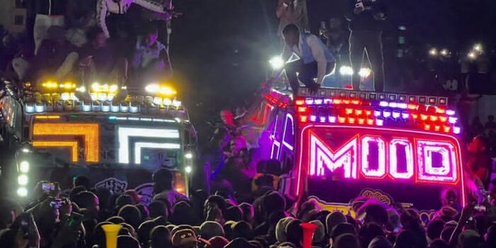 George Ruto'S Mood Matatu Debuts In Nairobi Cbd, July 18, 2025. Photo/ Mood
