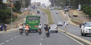 A Section Of Ngong Road, Nairobi.