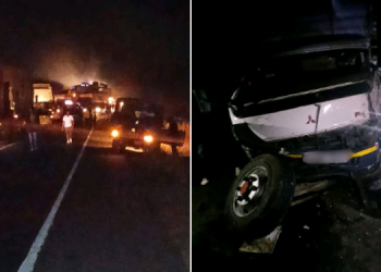 Traffic Disrupted After Crash On Nairobi-Mombasa Road