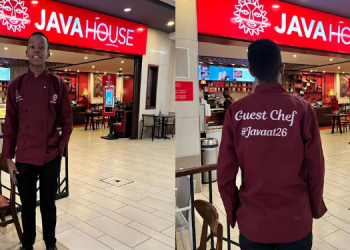 A Photo Collage Of Chef Eric Wambugu At Java House In 2025 Photo/Budding Chef Eric