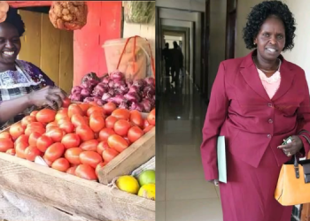 A Photo Collage Of Julia Kumbelel Baringo, Nominated Mca At Her Grocery Shop Photo/Baringo Top News/Nyeri News