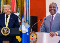 A Photo Collage Of Us President Donald Trump And William Ruto Photo/White House/Pcs