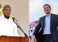 A Photo Collage Of Ugandan President Yoweri Museveni And Us Secretary Marco Rubio Photo/Marco Rubio/Yoweri Museveni Facebook