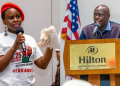A Photo Collage Of Former Deputy President (Dp) Rigathi Gachagua And Valentine Wanjiru Githae. Photo/Gachagua X.