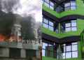A Photo Collage Showing Magunas Supermarket Before And After Renovation Photo/Sam Mwenyewe