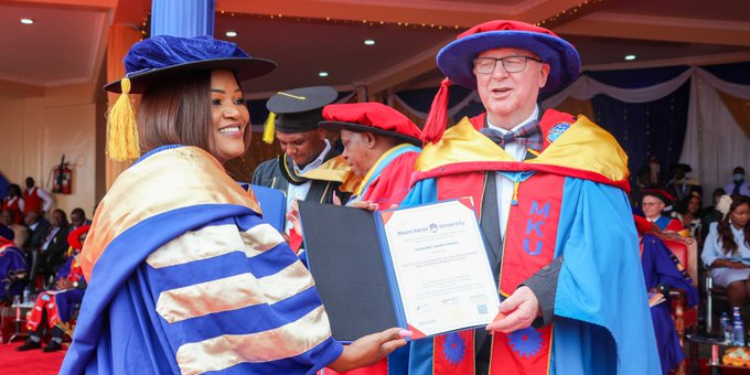 Dci Celebrates Officer With Phd Who Wrote Her Way To The Top Dr. Margaret Ong’ale Makes History With Phd And Unveils Book On Police Reform