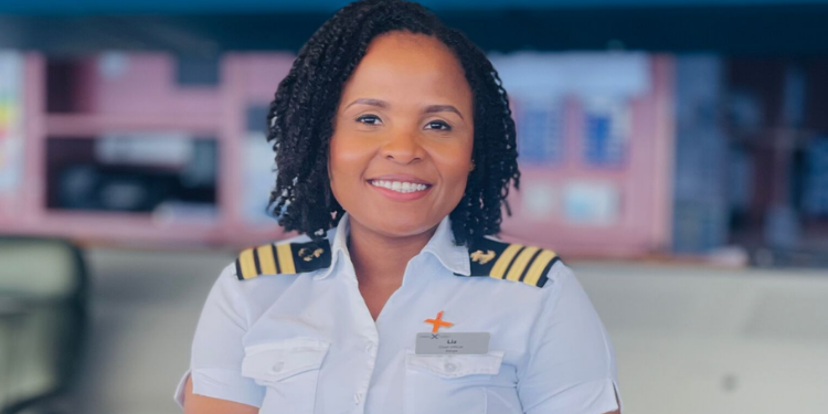 A Photo Of Elizabeth Marami On A Ship While Working At Celebrity Cruises Photo/Elizabeth Marami