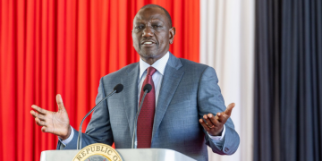 A Photo Of President William Ruto Hosting A Delegation From Kisumu County, Led By The Governor, At State House Nairobi Photo/Pcs