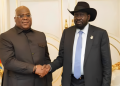 A Photo Of South Sudan'S President Salva Kiir And Drc President Félix Tshisekedi, Taken During Their 2025 Meeting To Promote International Cooperation In East Africa, Photo/Energy Capital
