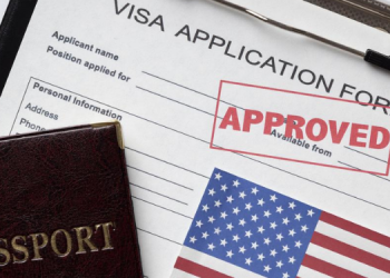 A Photo Of A Passport And Us Visa Application Form Photo/The Hindu