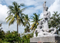 A Sculpture Commemorating The 1968 My Lai Massacre In Vietnam.